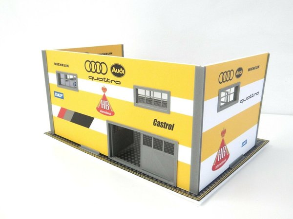 Diorama "Audi Quattro Werkstatt", zweistöckig